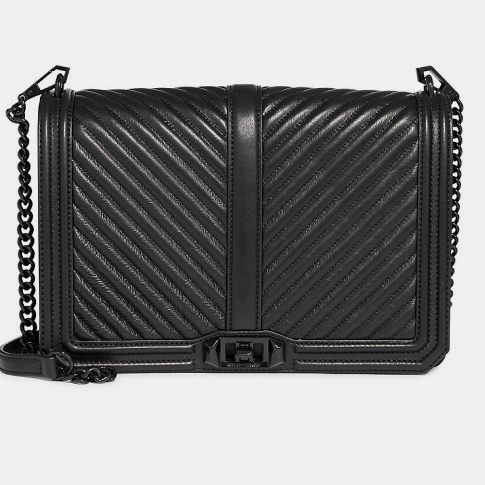 Rebecca Minkoff Chevron Quilted Love Crossbody